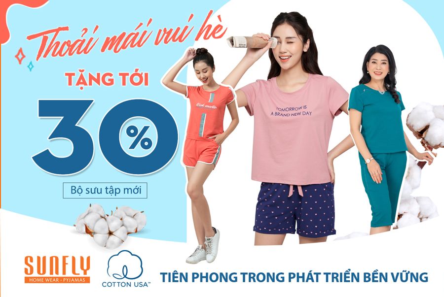 SUNFLY x COTTON USA TIÊN PHONG TRONG PHÁT TRIỂN BỀN VỮNG