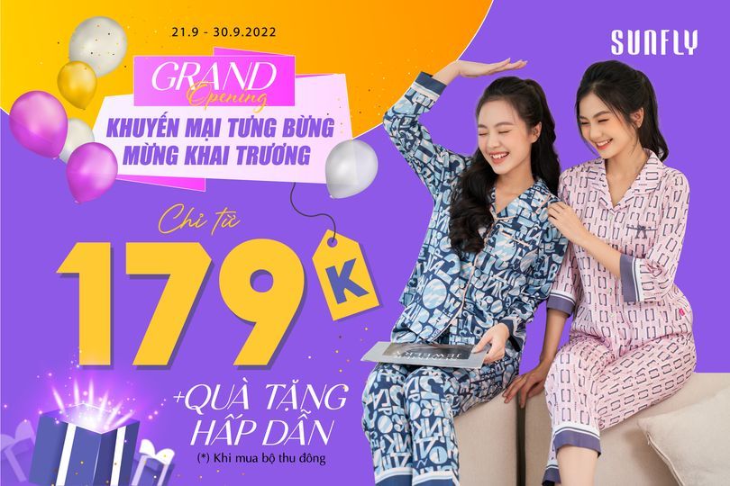 GRAND OPENING - SALE TƯNG BỪNG MỪNG KHAI TRƯƠNG SUNFLY LÀO CAI – CHỈ TỪ 179K+ QUÀ TẶNG HẤP DẪN