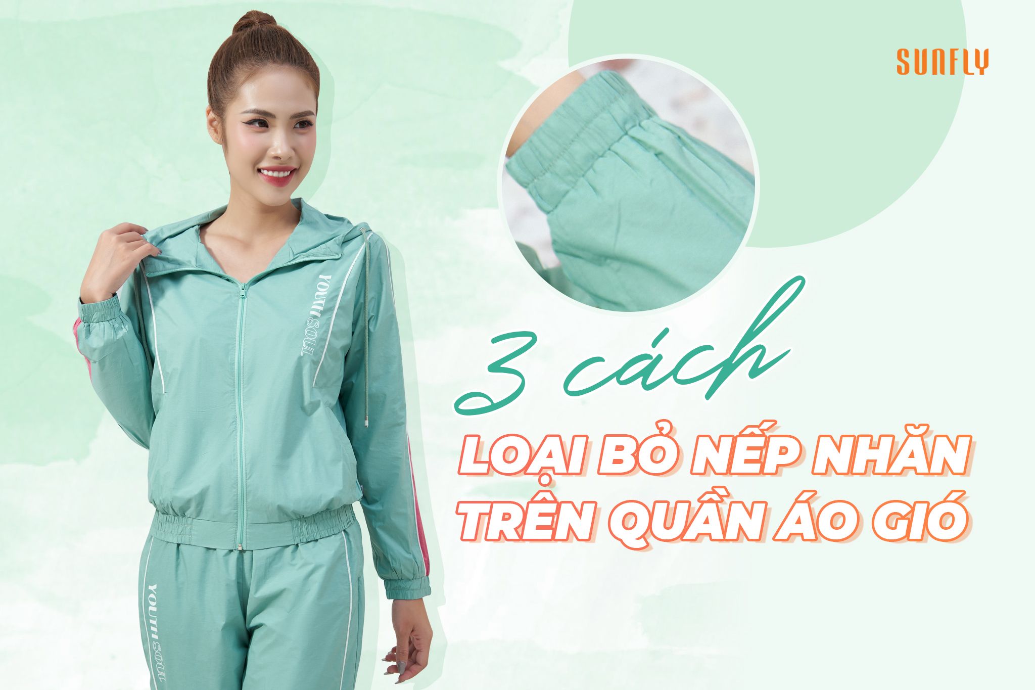 3 CÁCH LOẠI BỎ NẾP NHĂN TRÊN QUẦN ÁO GIÓ