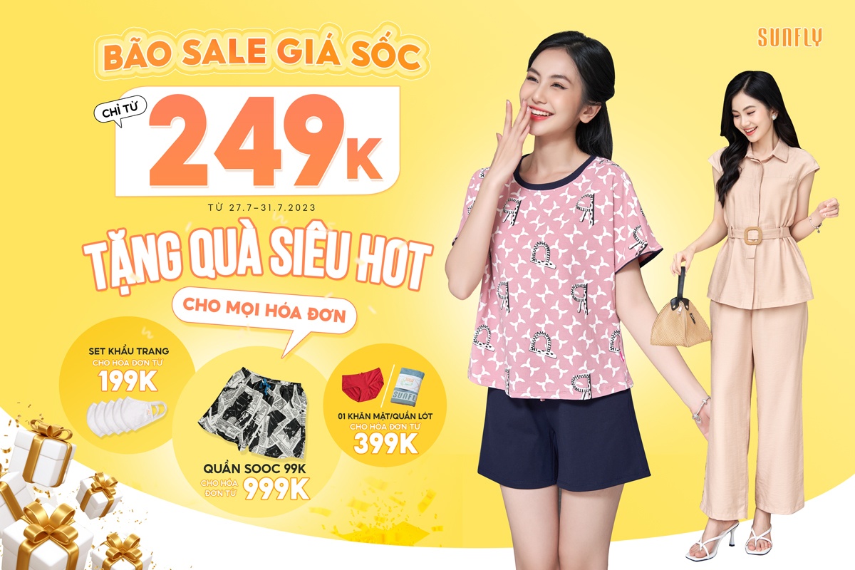 BÃO SALES GIÁ SỐC- CHỈ TỪ 249K/BỘ HÀNG HÈ + TẶNG QUÀ SIÊU HOT CHO MỌI HÓA ĐƠN