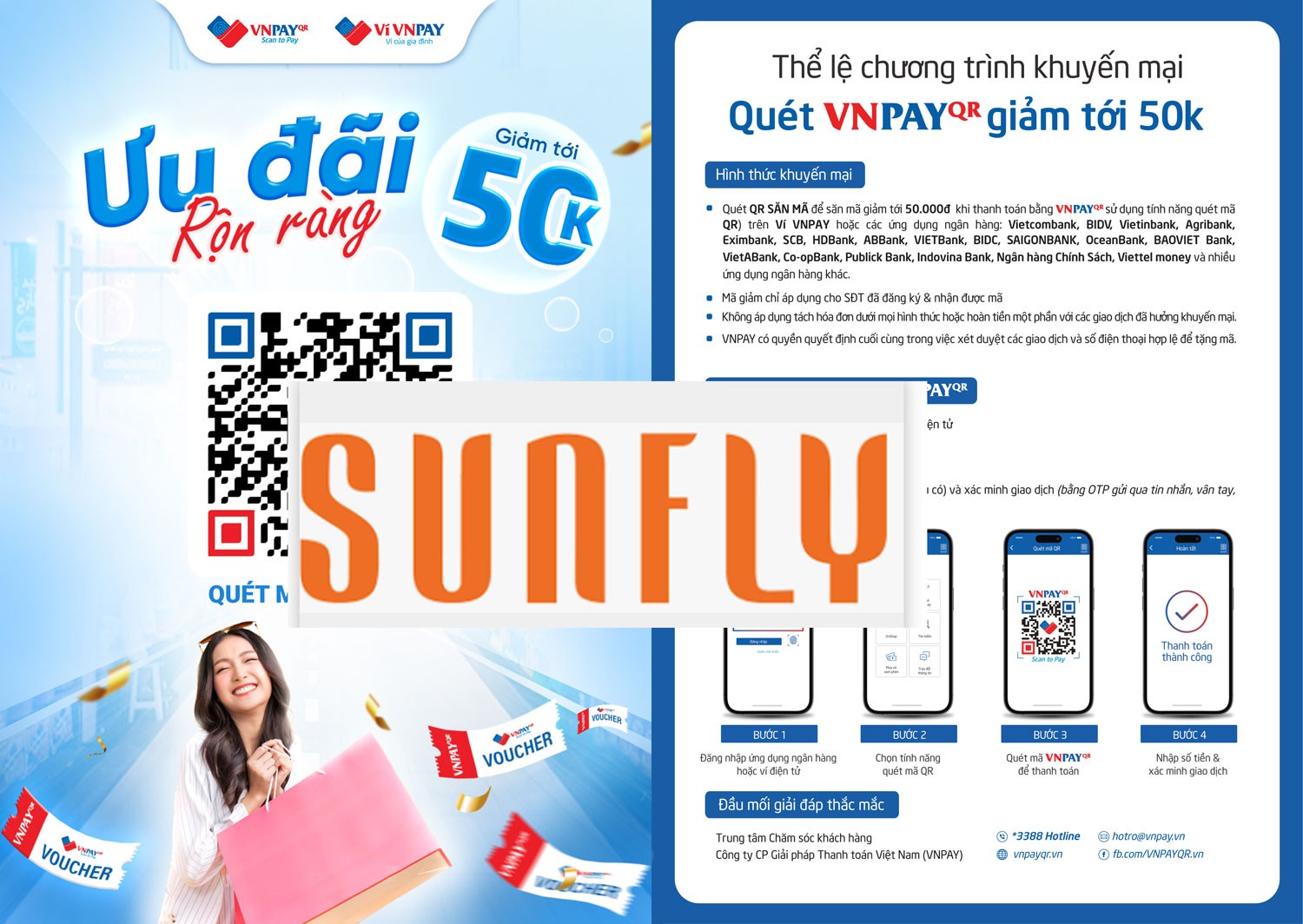 THANH TOÁN VN PAY - ƯU ĐÃI NGẤT NGÂY CÙNG SUNFLY