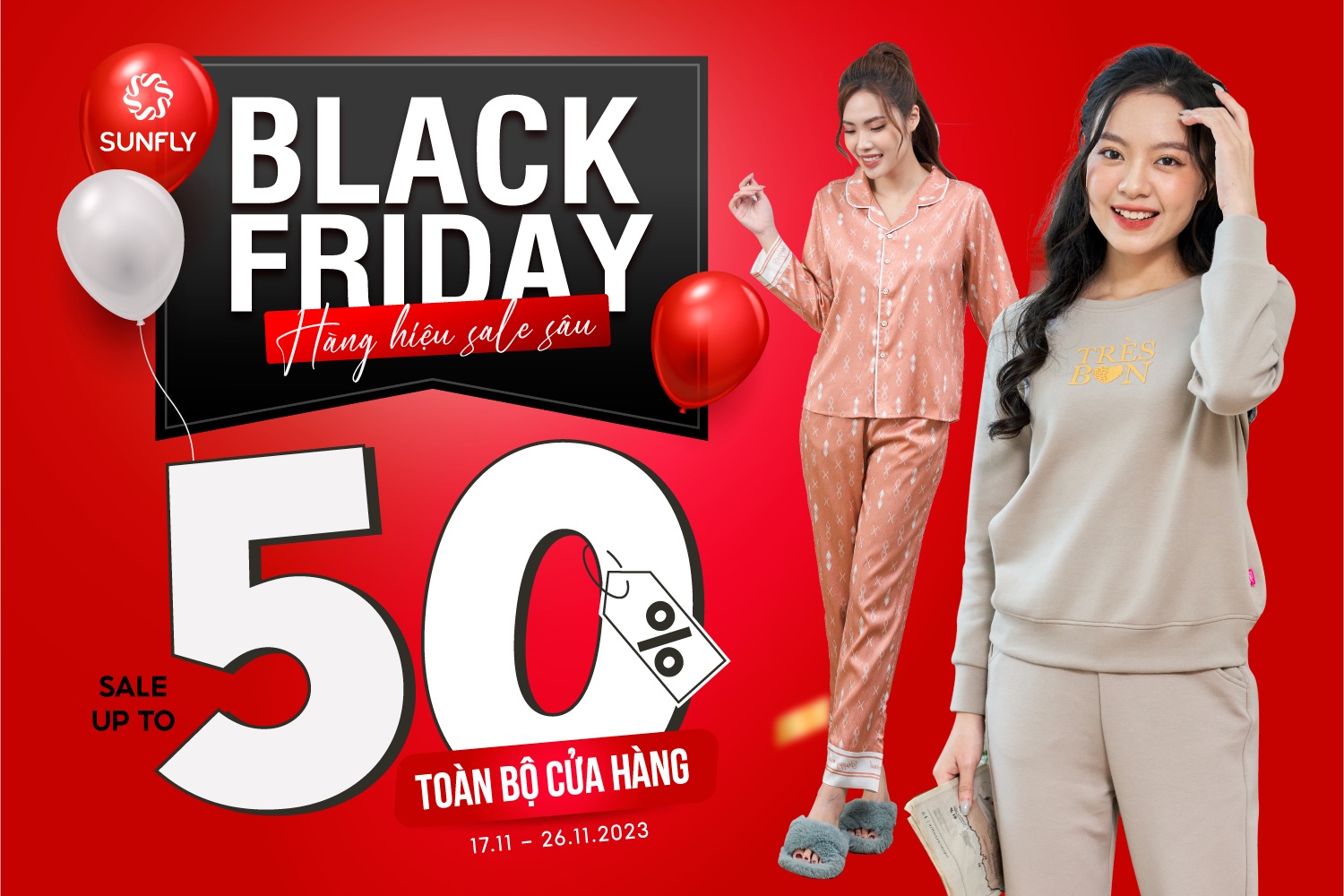 BLACK FRIDAY HÀNG HIỆU SALES SÂU UPTO 50% TOÀN BỘ CỬA HÀNG