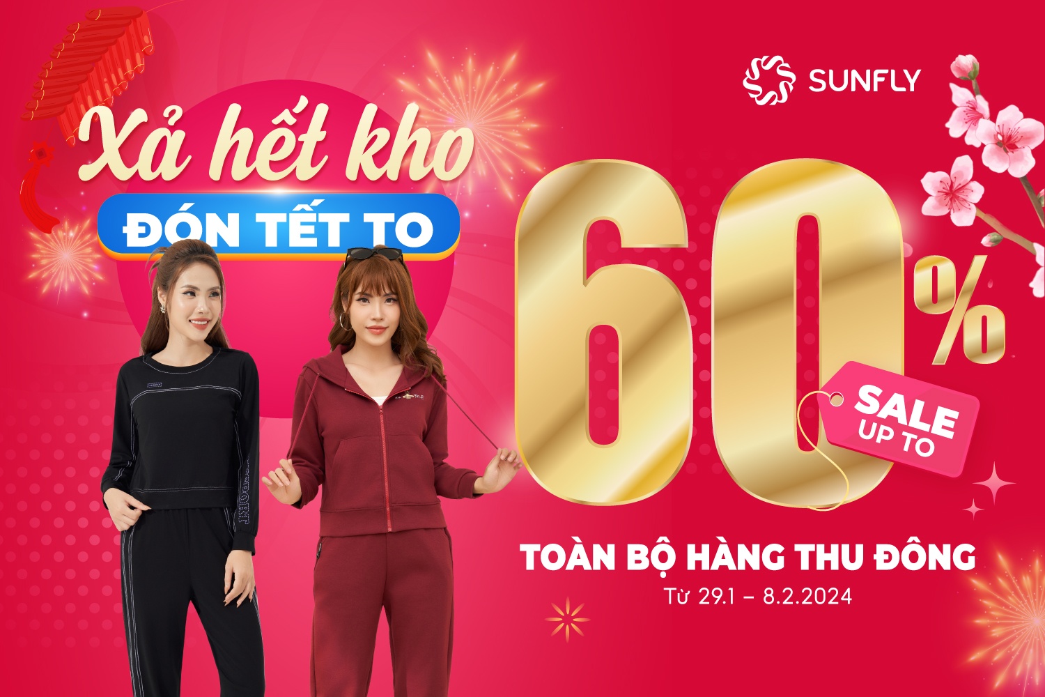 XẢ HẾT KHO - ĐÓN TẾT TO - SALE UPTO 60%️ TOÀN BỘ HÀNG THU ĐÔNG