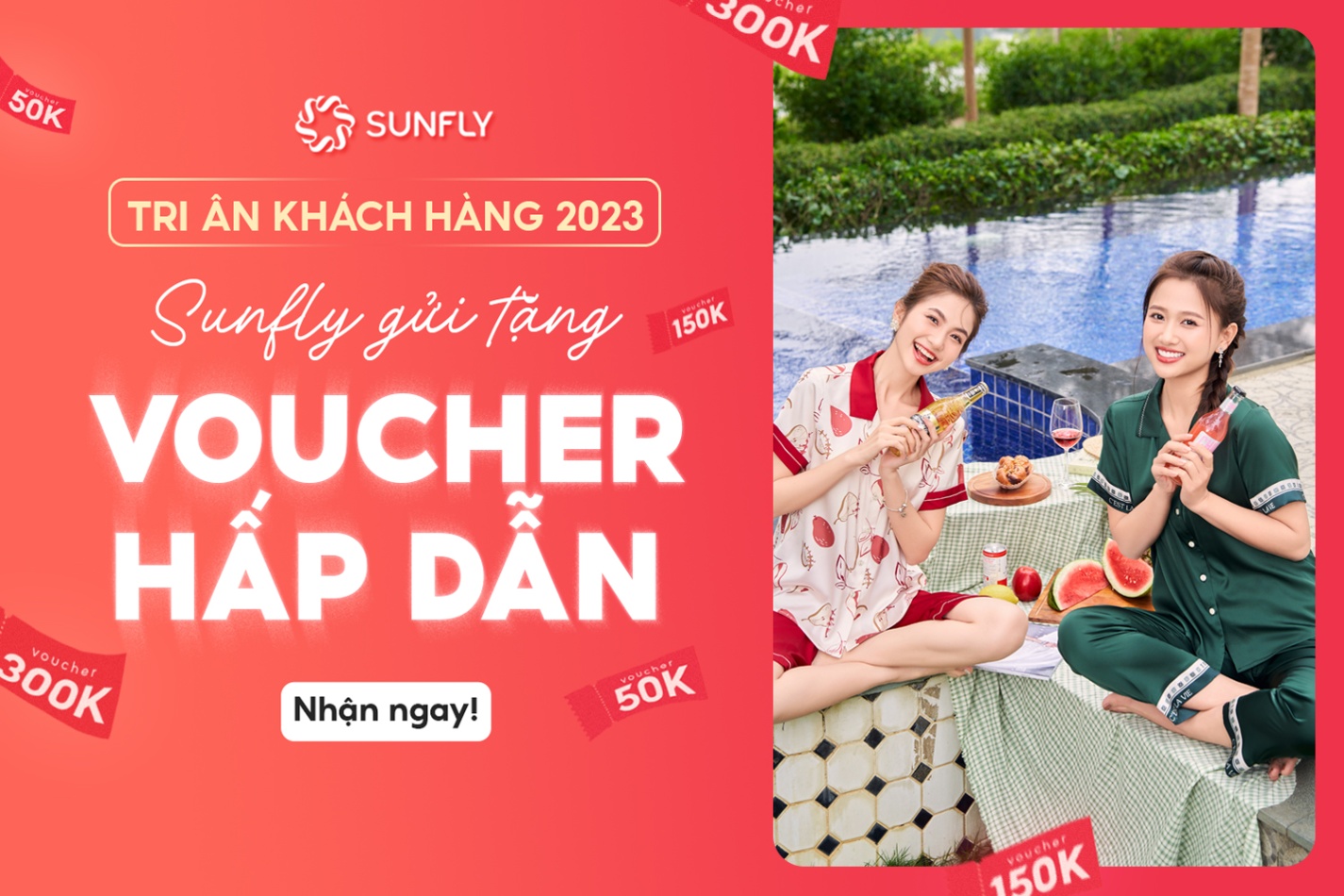 TRI ÂN KHÁCH HÀNG 2023 - SUNFLY GỬI TẶNG VOUCHER HẤP DẪN