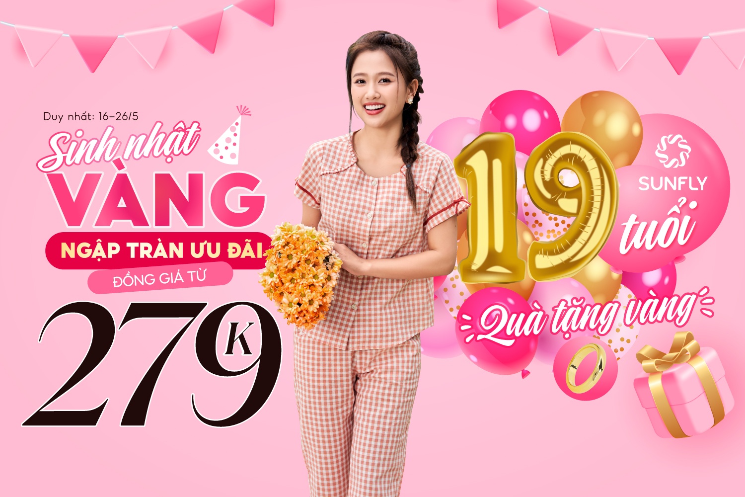 SINH NHẬT VÀNG - HÀNG NGÀN ƯU ĐÃI - ĐỒNG GIÁ CHỈ TỪ 279K - QUÀ TẶNG VÀNG️️