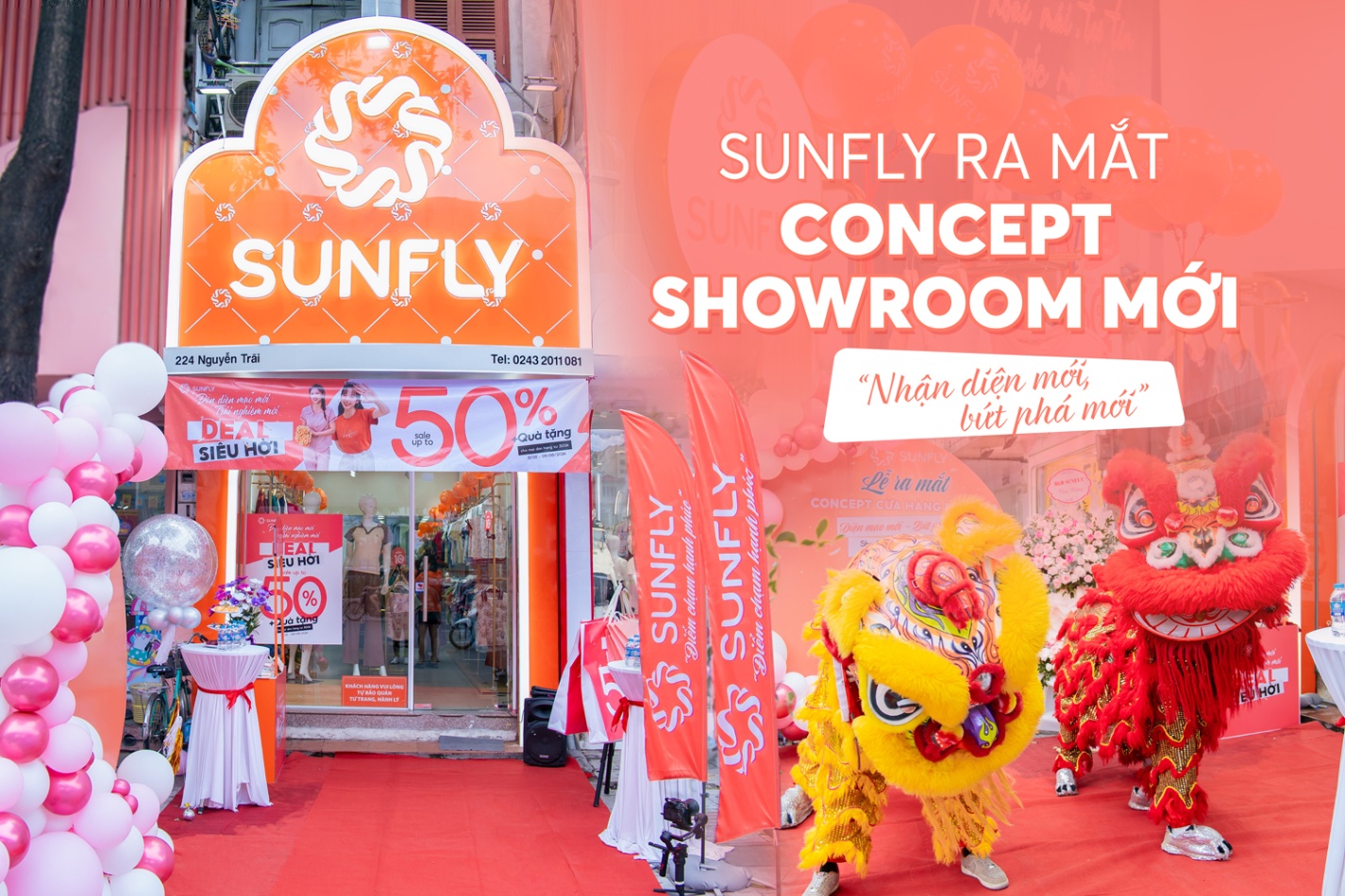 [Afamily] SUNFLY - SỨ MỆNH TÔN VINH PHỤ NỮ VIỆT VÀ HÀNH TRÌNH THAY ĐỔI NHẬN DIỆN SHOWROOM MỚI 2024