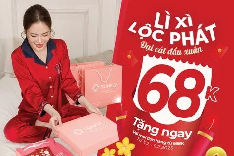 🌸 LÌ XÌ LỘC PHÁT, ĐẠI CÁT ĐẦU XUÂN - 𝐒𝐔𝐍𝐅𝐋𝐘 𝐓𝐀̣̆𝐍𝐆 𝐍𝐆𝐀𝐘 𝟔𝟖𝐊 🌸