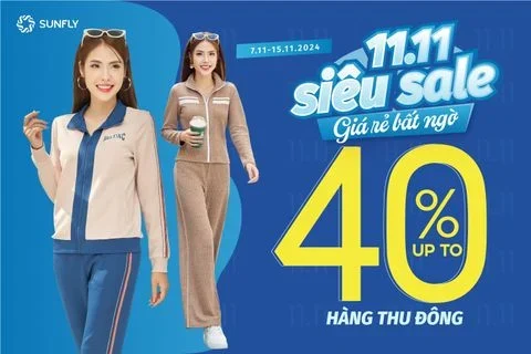 SIÊU SALE 11/11 - GIÁ RẺ BẤT NGỜ - UPTO 40% HÀNG THU ĐÔNG️