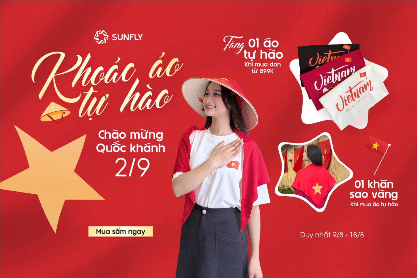 KHOÁC ÁO TỰ HÀO - CHÀO MỪNG QUỐC KHÁNH️