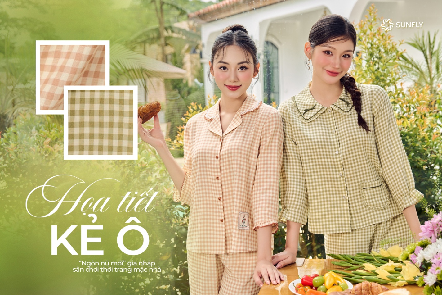 HOẠ TIẾT KẺ Ô - “NGÔN NGỮ MỚI” GIA NHẬP SÂN CHƠI THỜI TRANG MẶC NHÀ