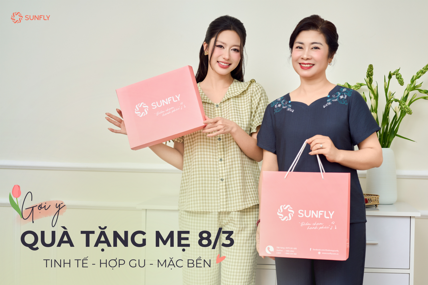 GỢI Ý QUÀ TẶNG MẸ 8/3 - TINH TẾ, HỢP GU, MẶC BỀN