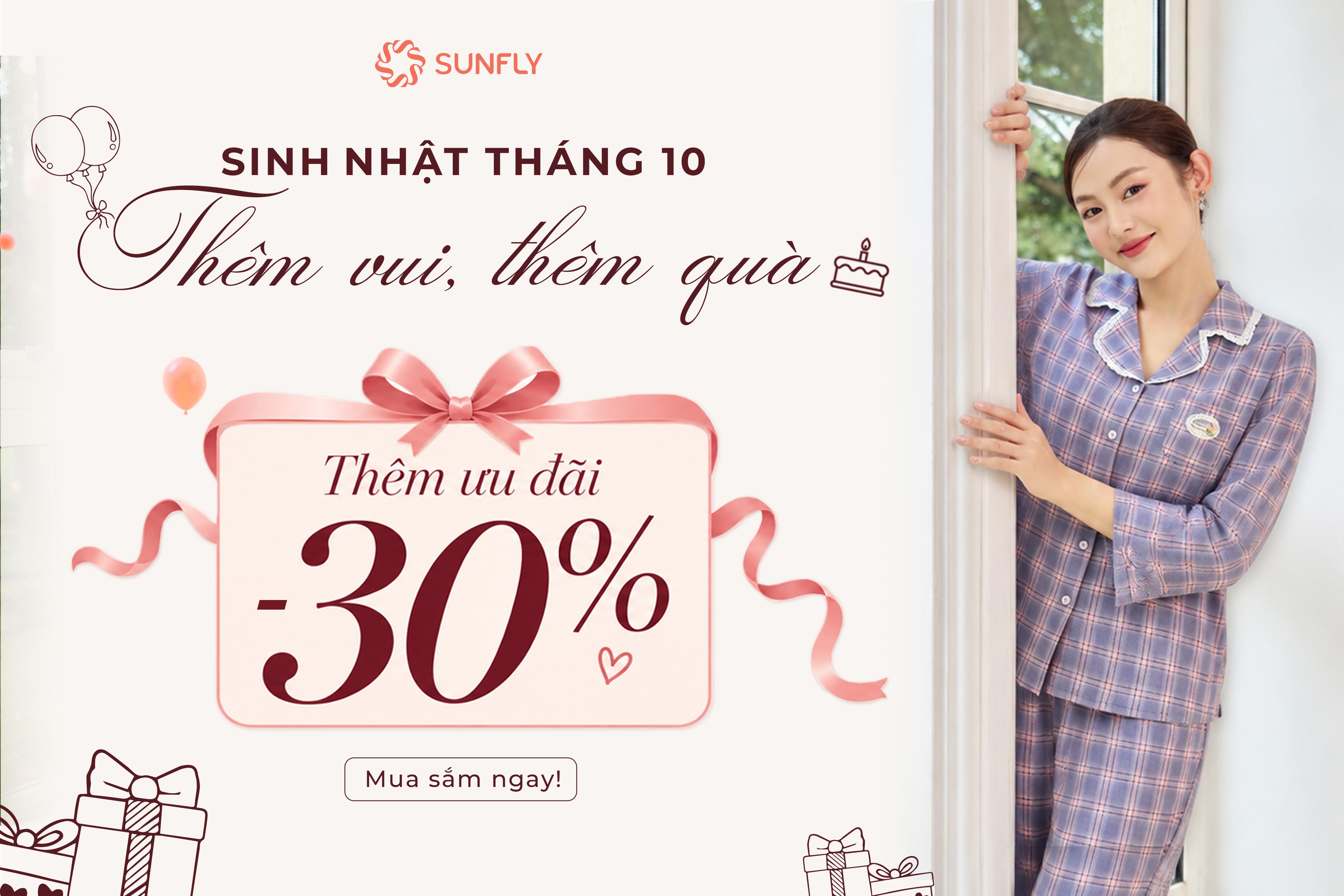 MỪNG SINH NHẬT THÀNH VIÊN SUNFLY THÁNG 10
