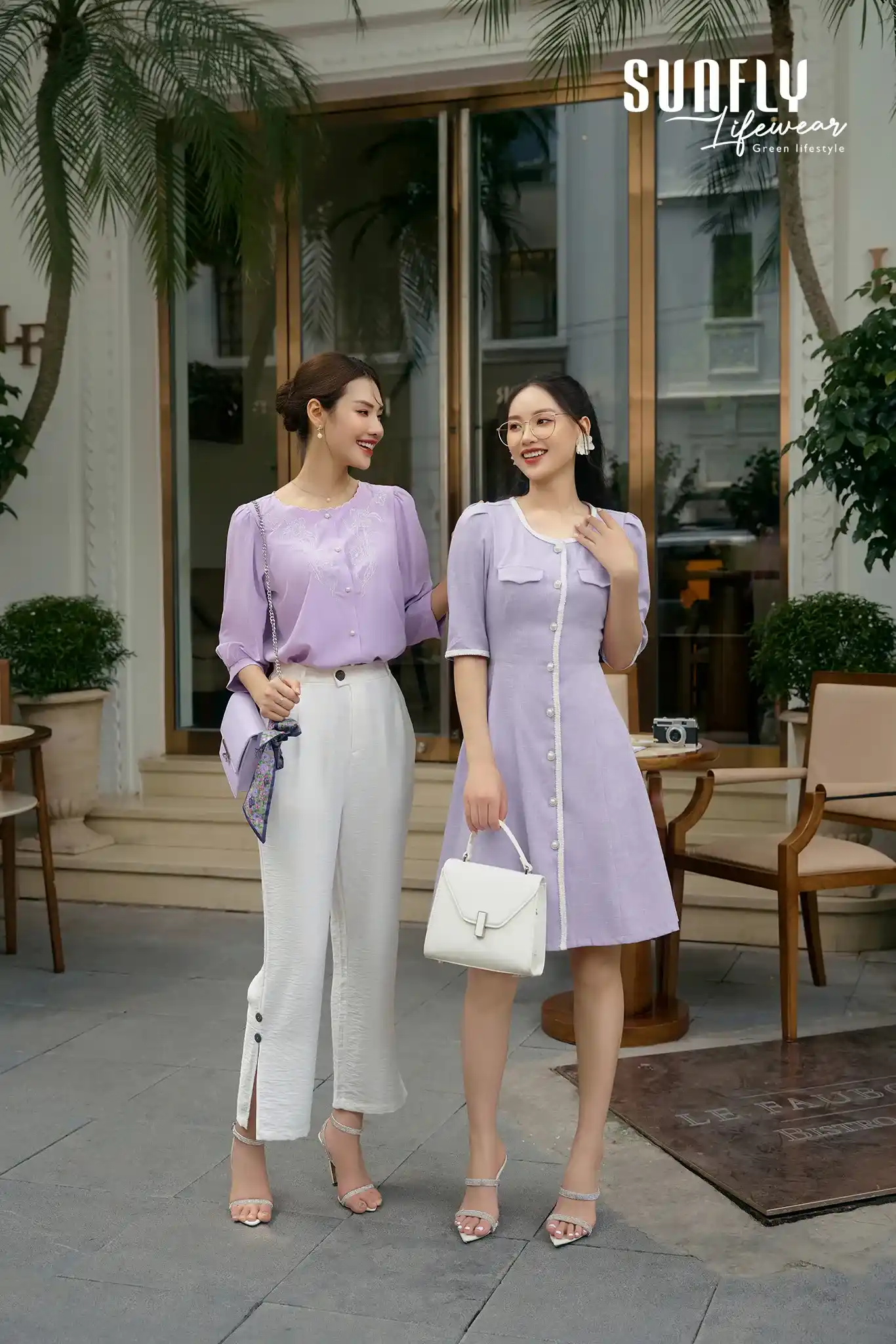 Sắc tím ngọt ngào của hoa Lavender được Sunfly sử dụng trong thiết kế