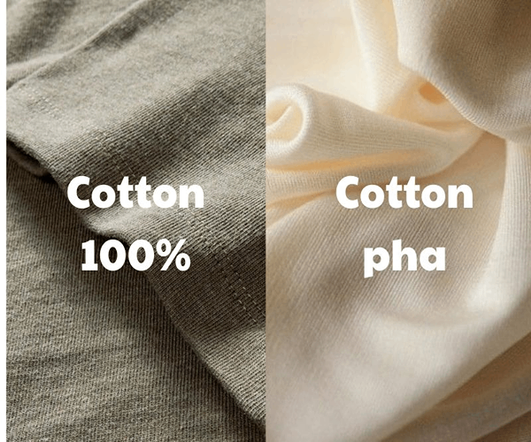 Cảm nhận trực tiếp vải cotton bằng tay