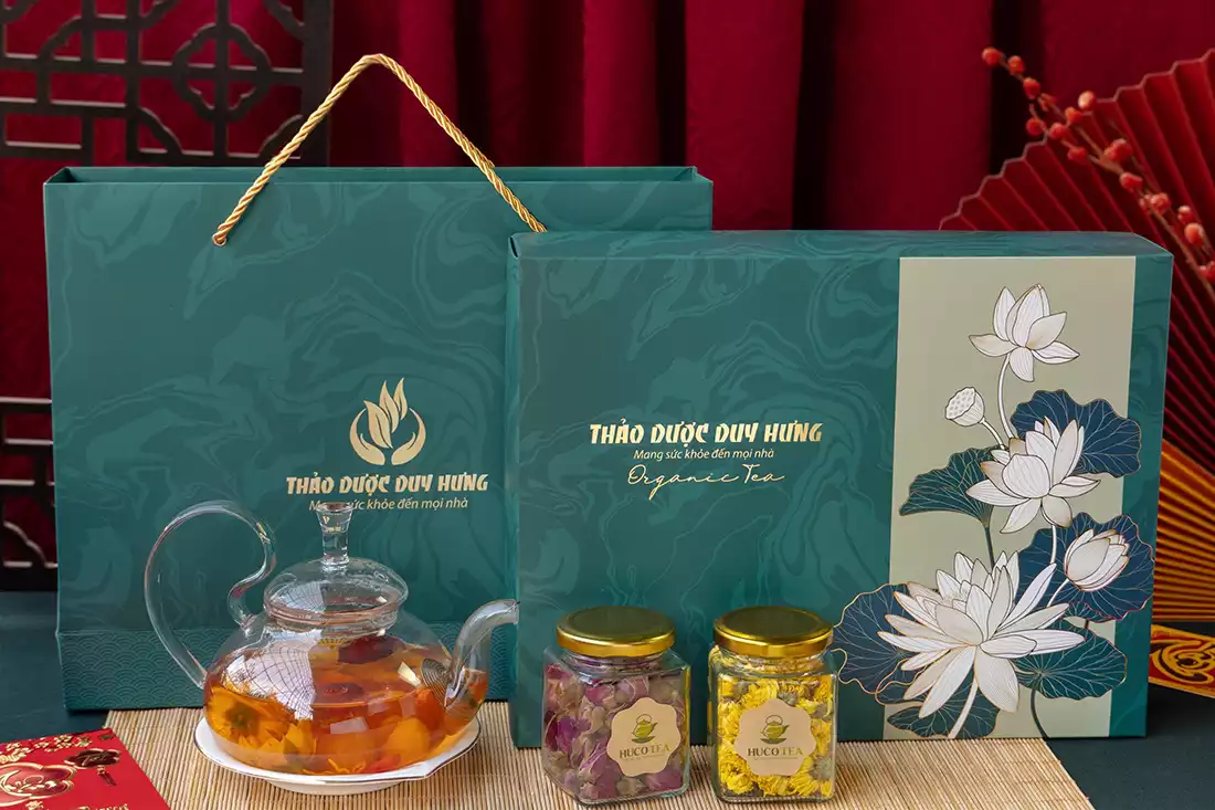 Set trà thảo mộc