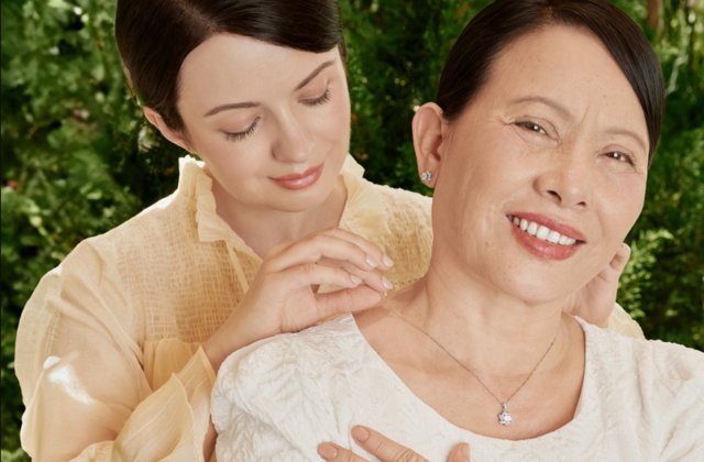 Dây chuyền nhỏ, mặt đơn giản