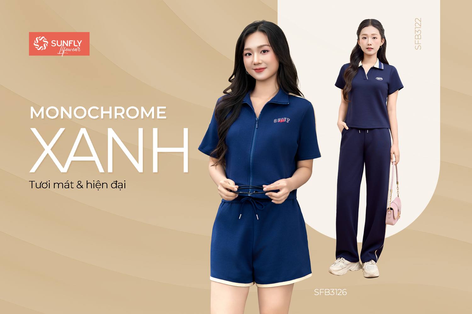 Monochrome xanh