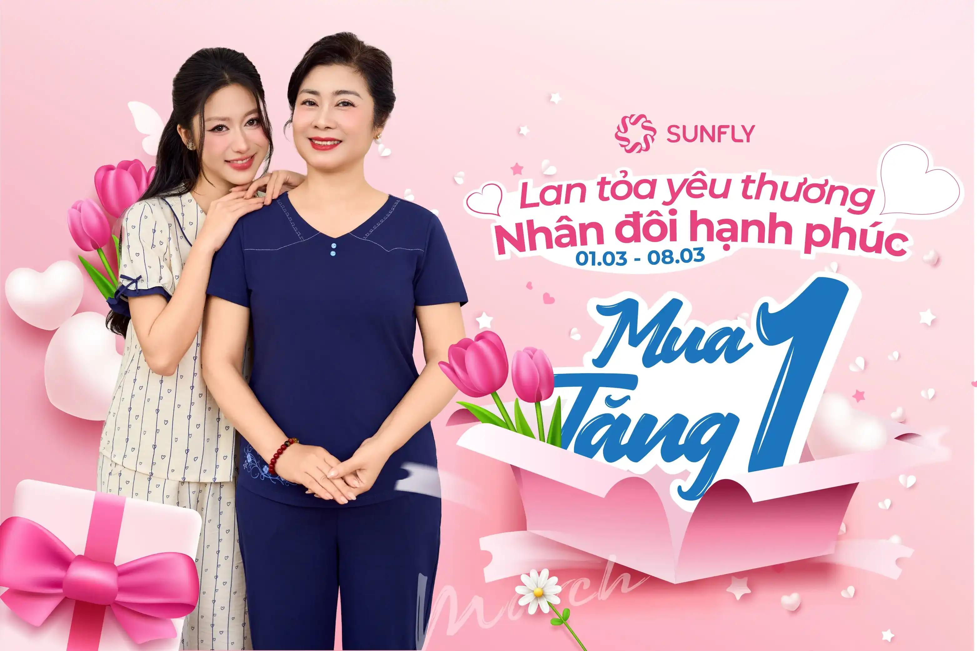SWEET 8.3 | LAN TỎA YÊU THƯƠNG, NHÂN ĐÔI HẠNH PHÚC - MUA 1 TẶNG 1