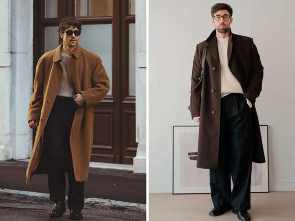 Trend coat over size phong cách