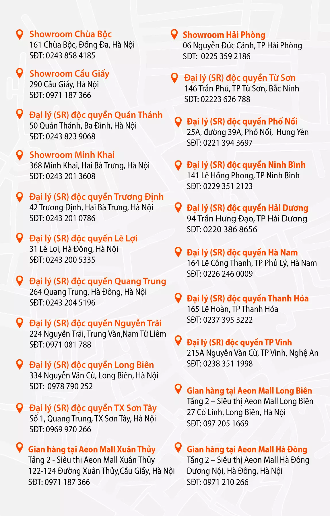 Hệ thống cửa hàng