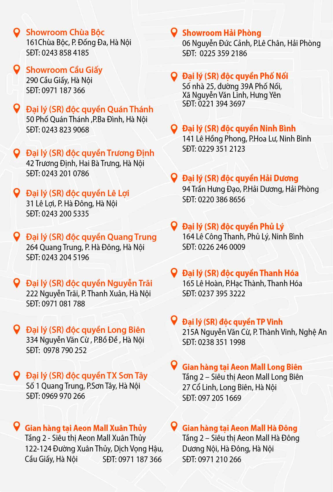 Hệ thống cửa hàng