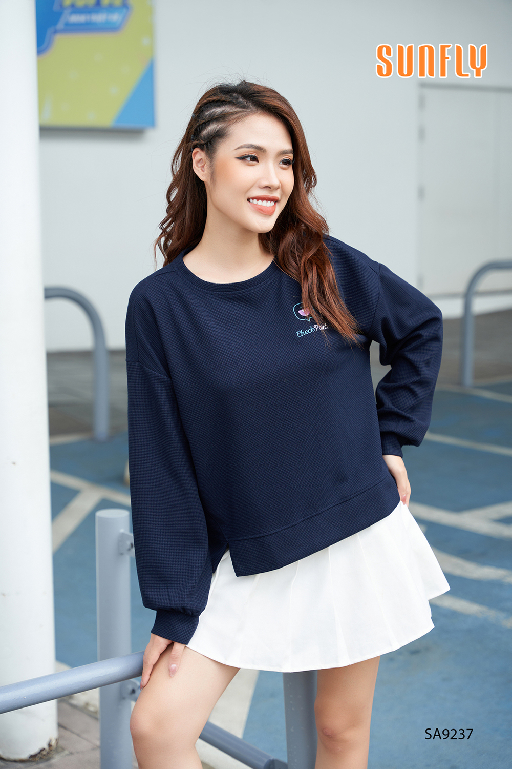 Áo casual thun tổ ong SA9237