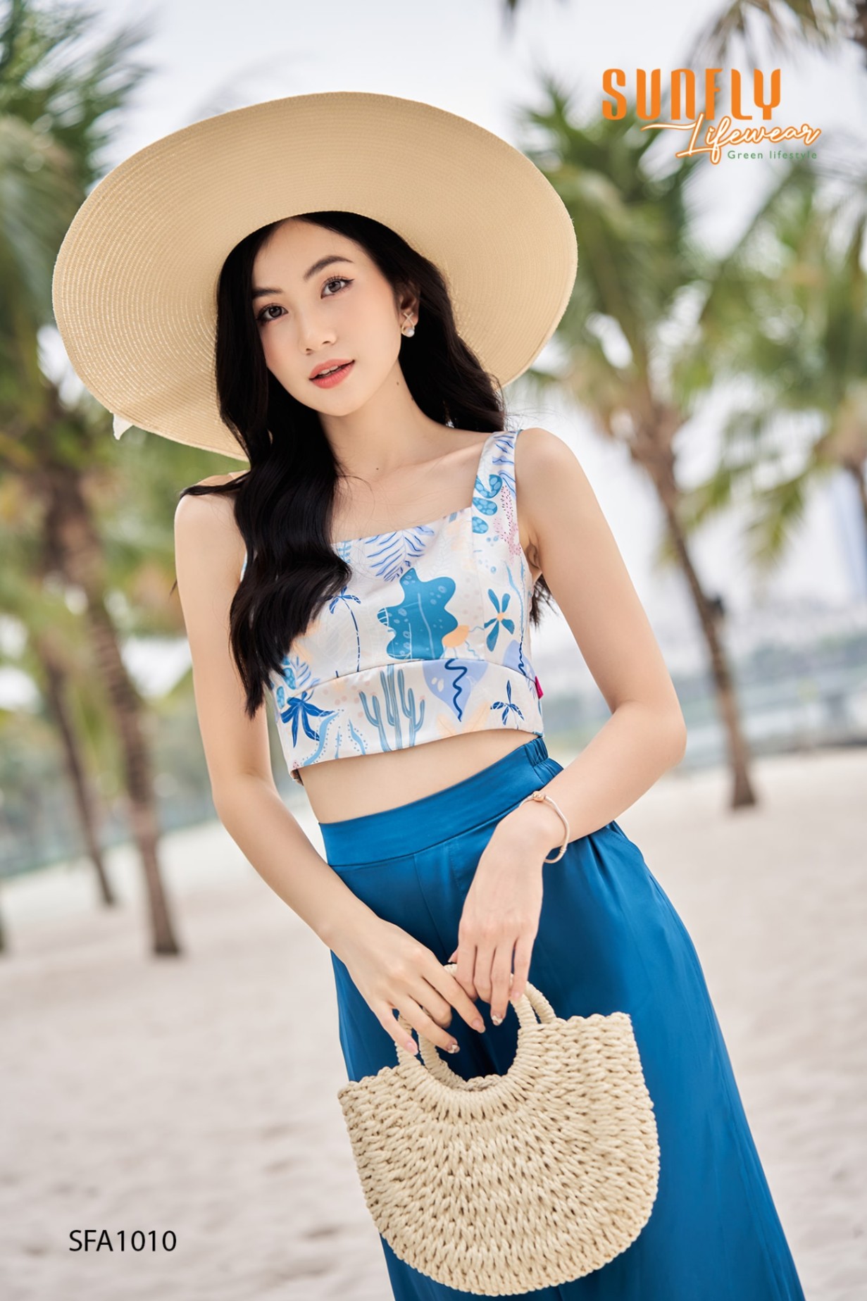 Áo lụa croptop SFA1010