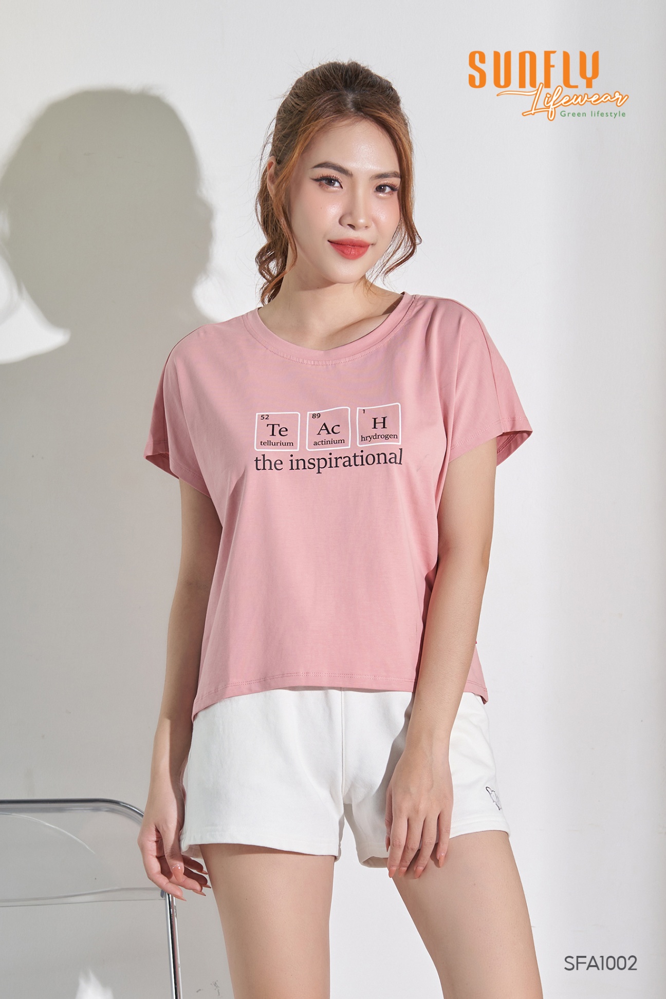 Áo phông vai trễ cotton SFA1002