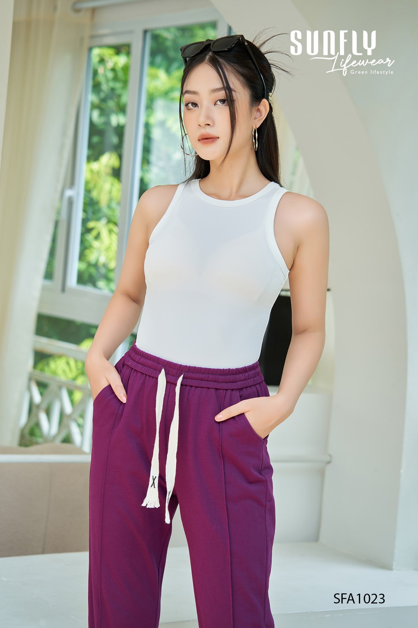 Áo thun tăm ba lỗ SFA1023