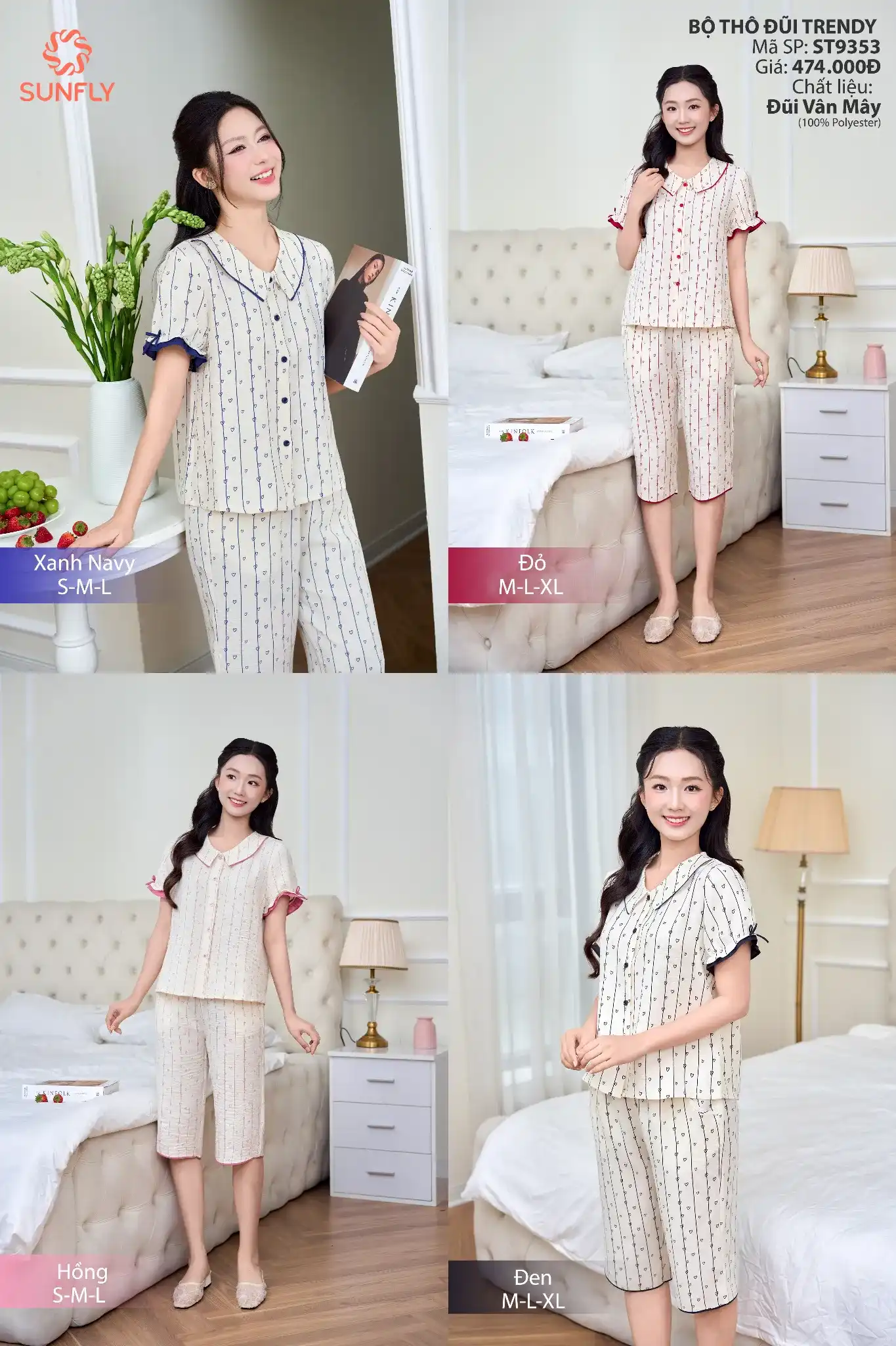 Size và bảng màu sản phẩm