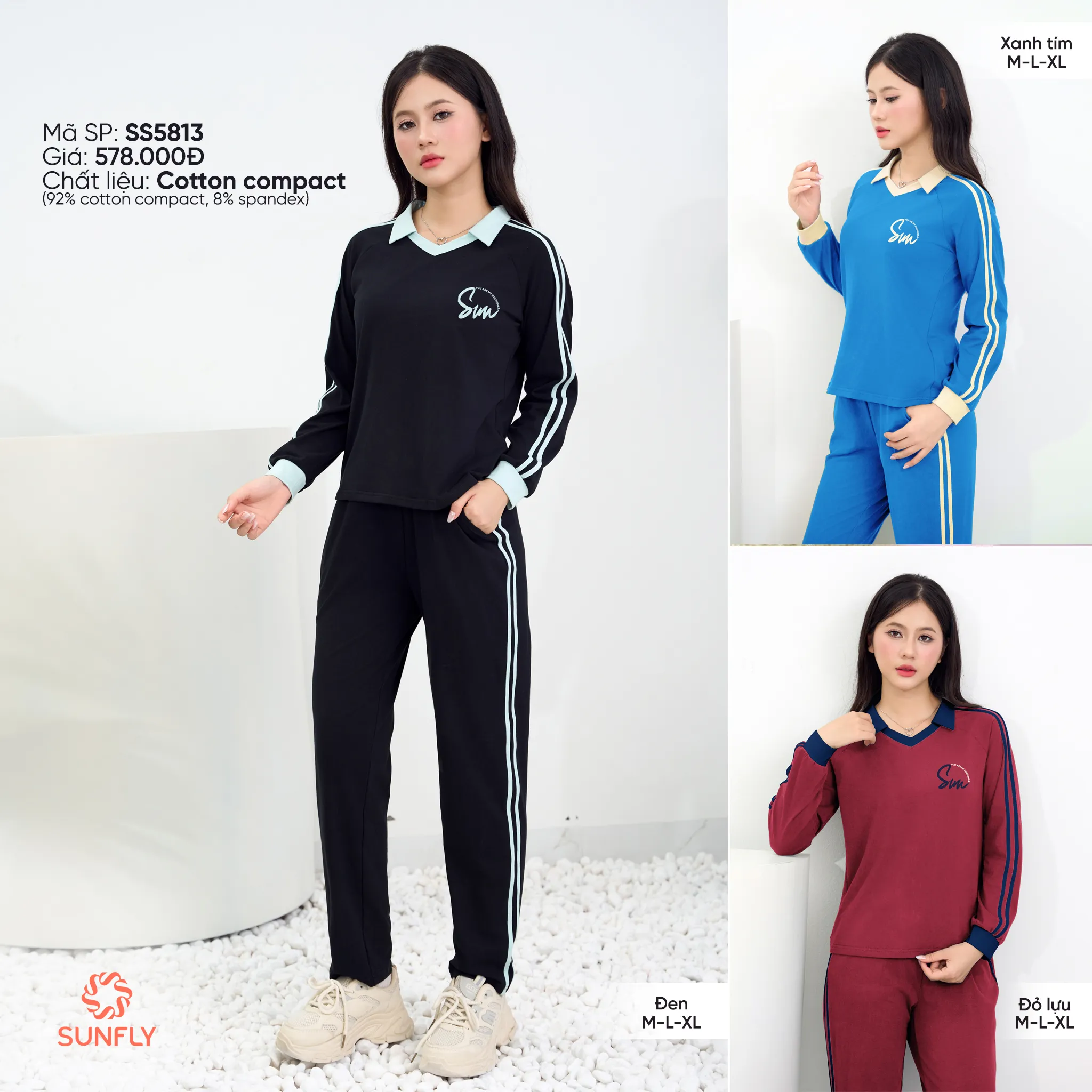 size và bảng màu sản phẩm ss5813