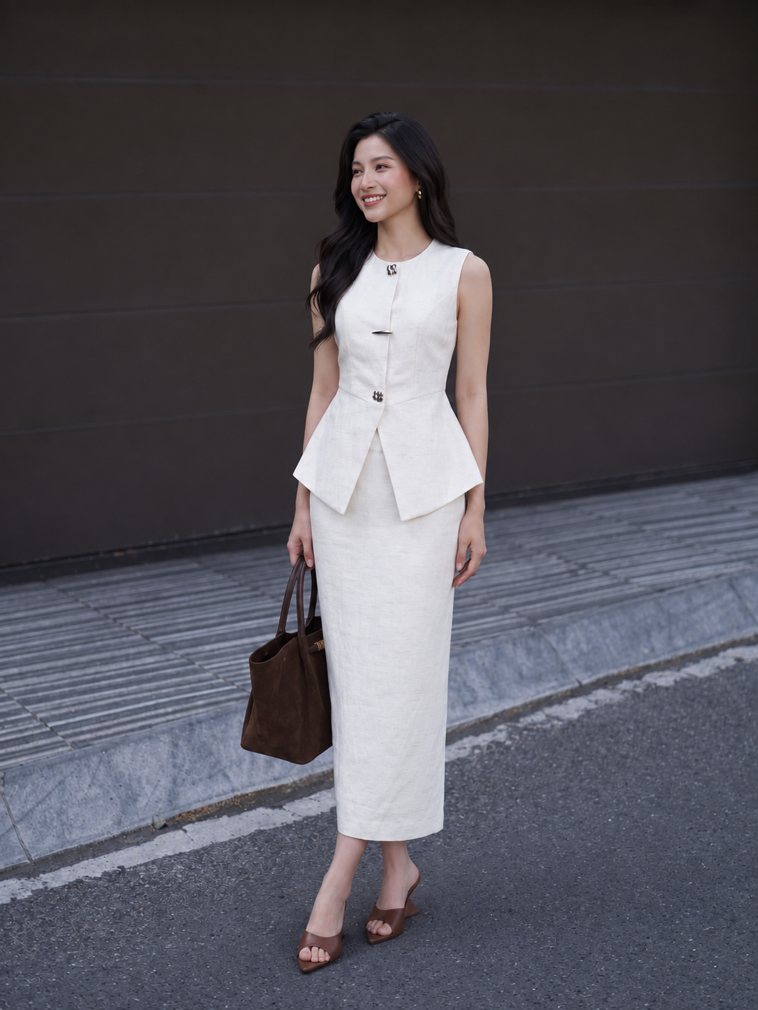 Áo Peplum Fiona