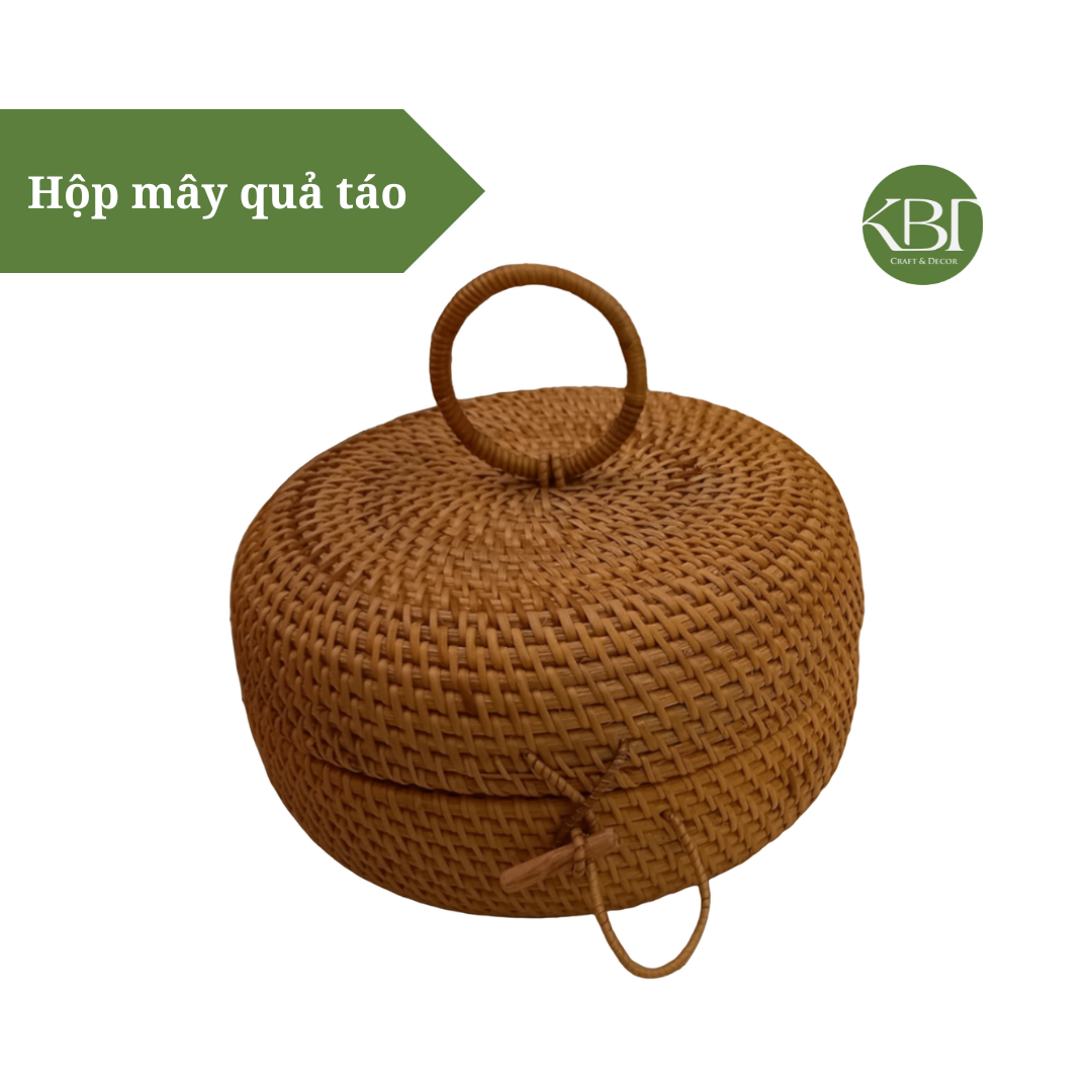 Hộp mây quả táo