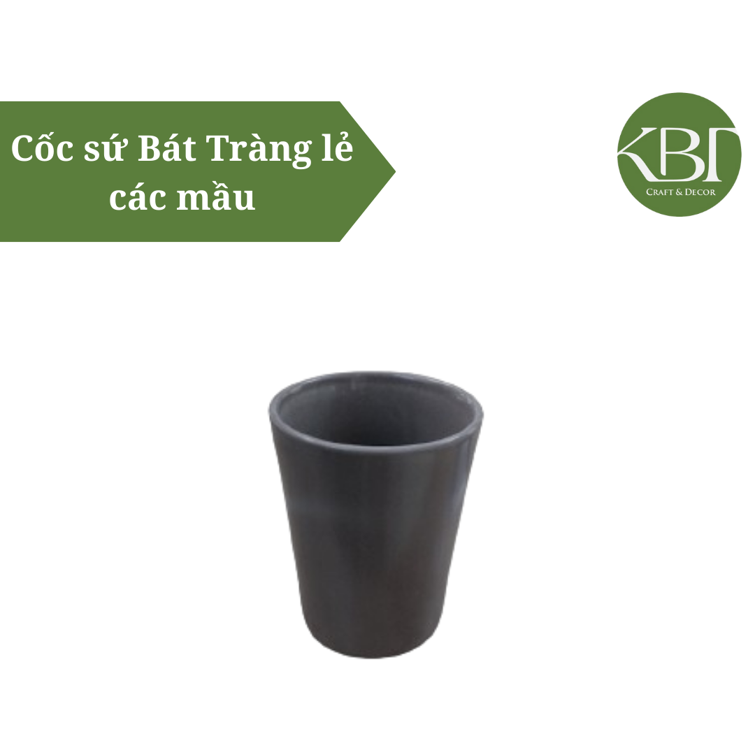Cốc sứ Bát Tràng lẻ các mầu
