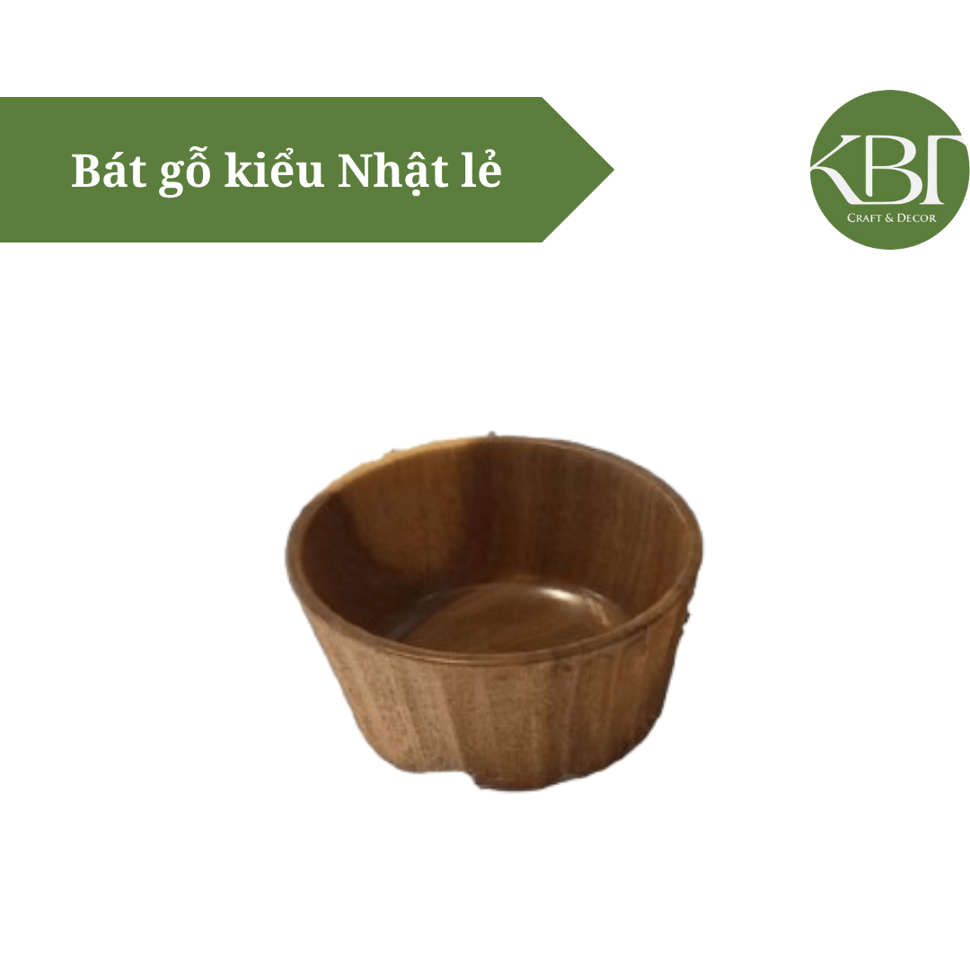 Bát gỗ kiểu Nhật lẻ