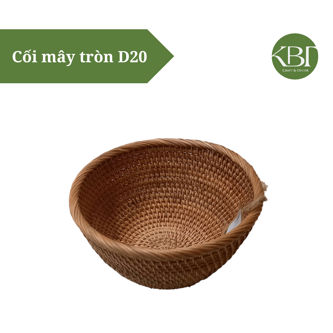 Cối mây tròn D20