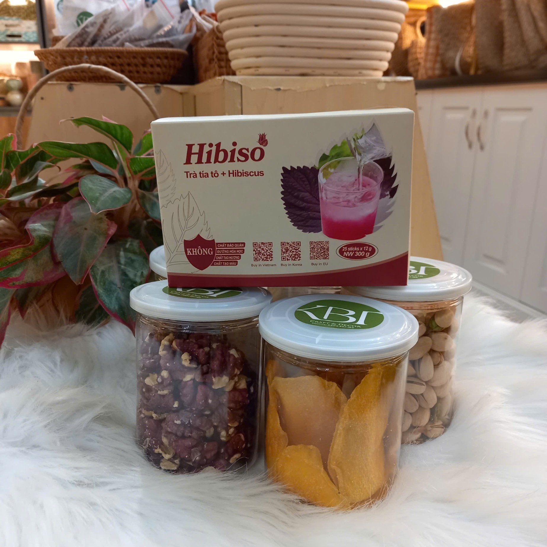 Set 3 hộp ( Điều, Óc chó , Xoài ) 750g