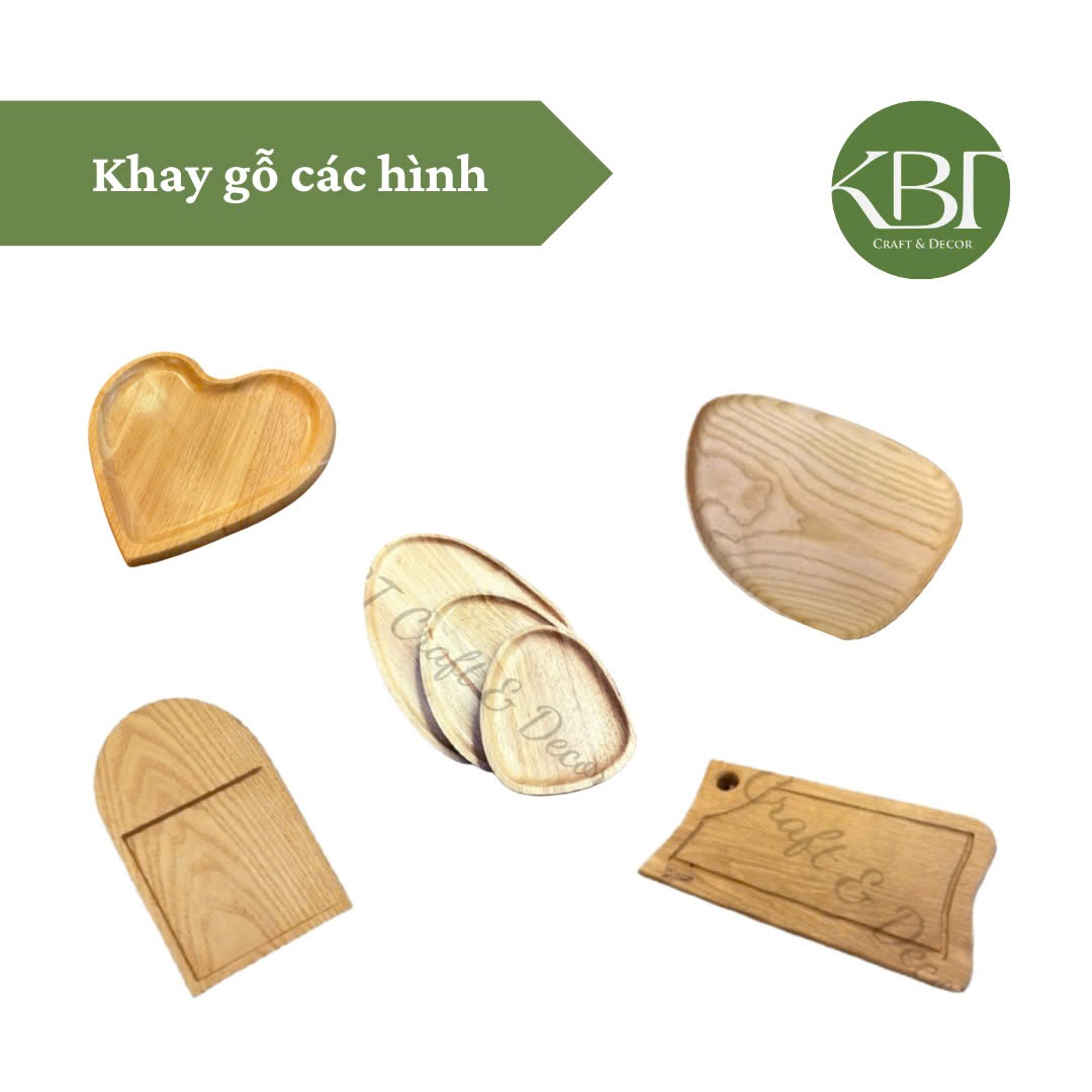 Khay gỗ các hình