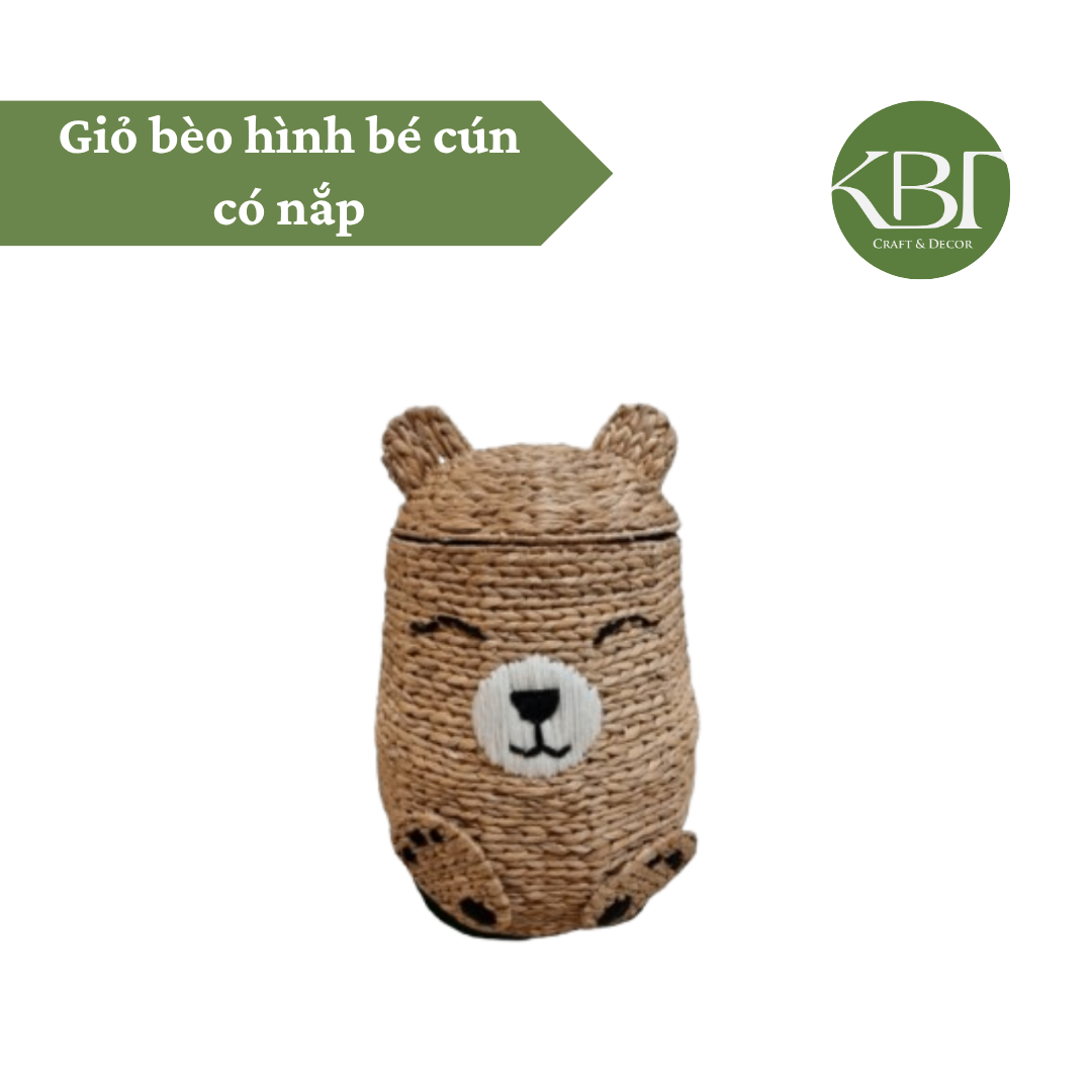 Giỏ bèo hình bé cún có nắp