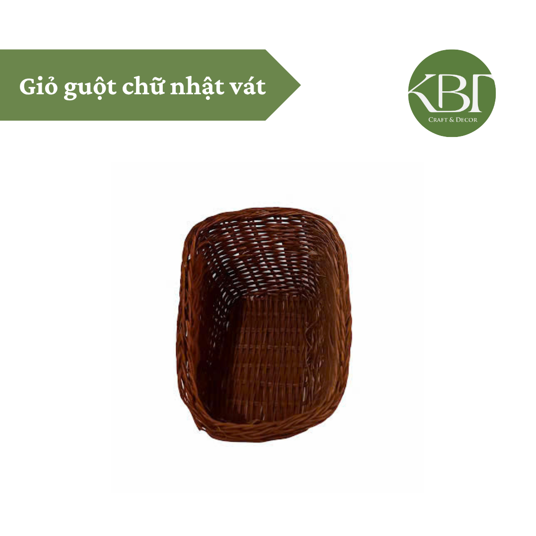 Giỏ guột chữ nhật vát
