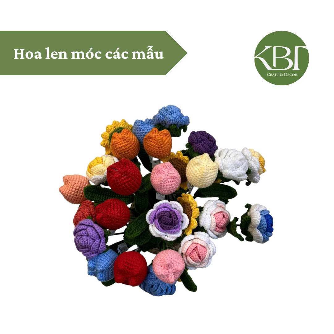 Hoa len móc các mẫu