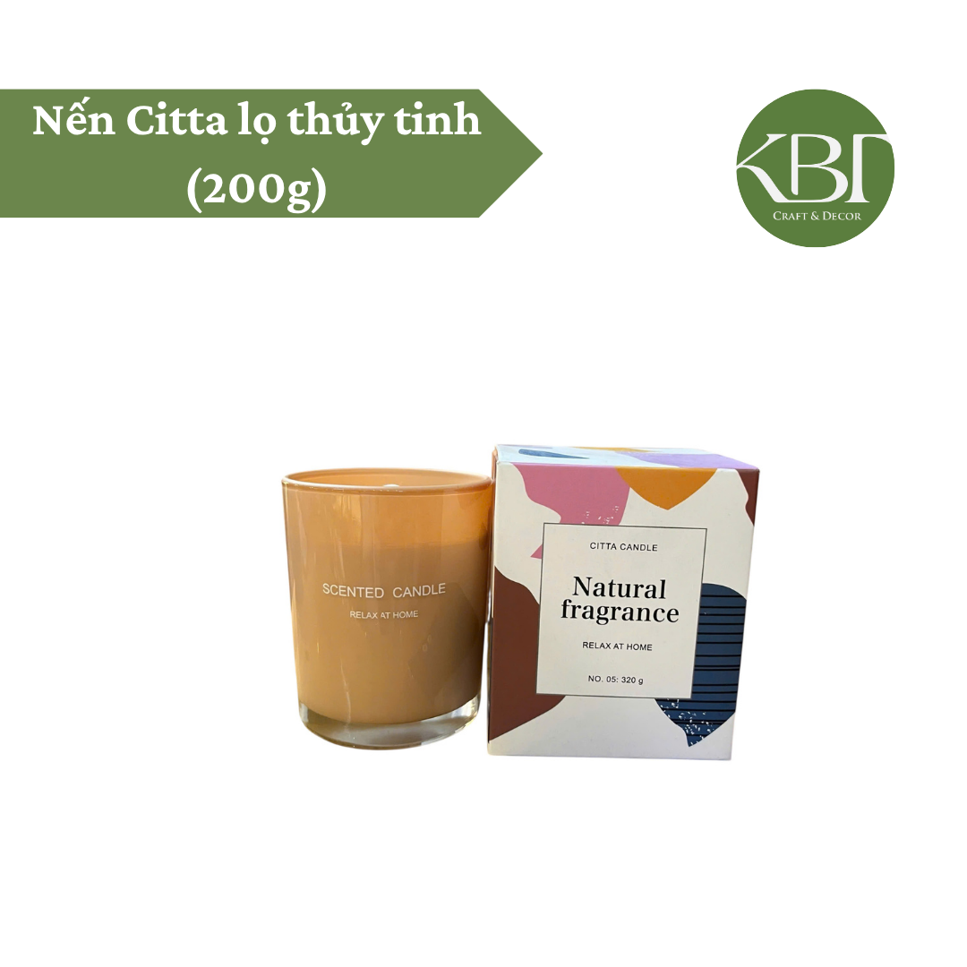 Nến Citta lọ thủy tinh (200g)