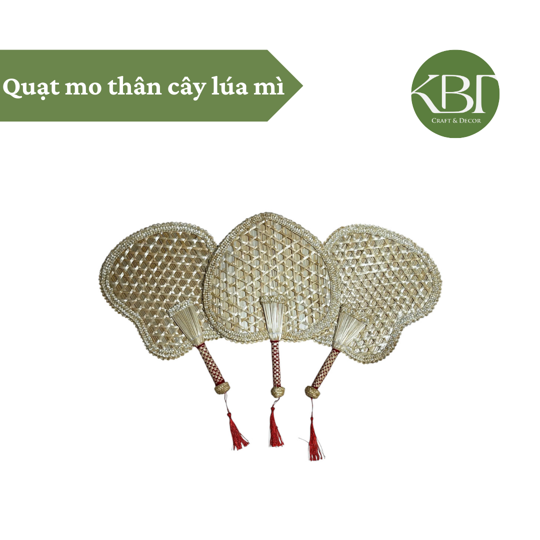 Quạt mo thân cây lúa mì