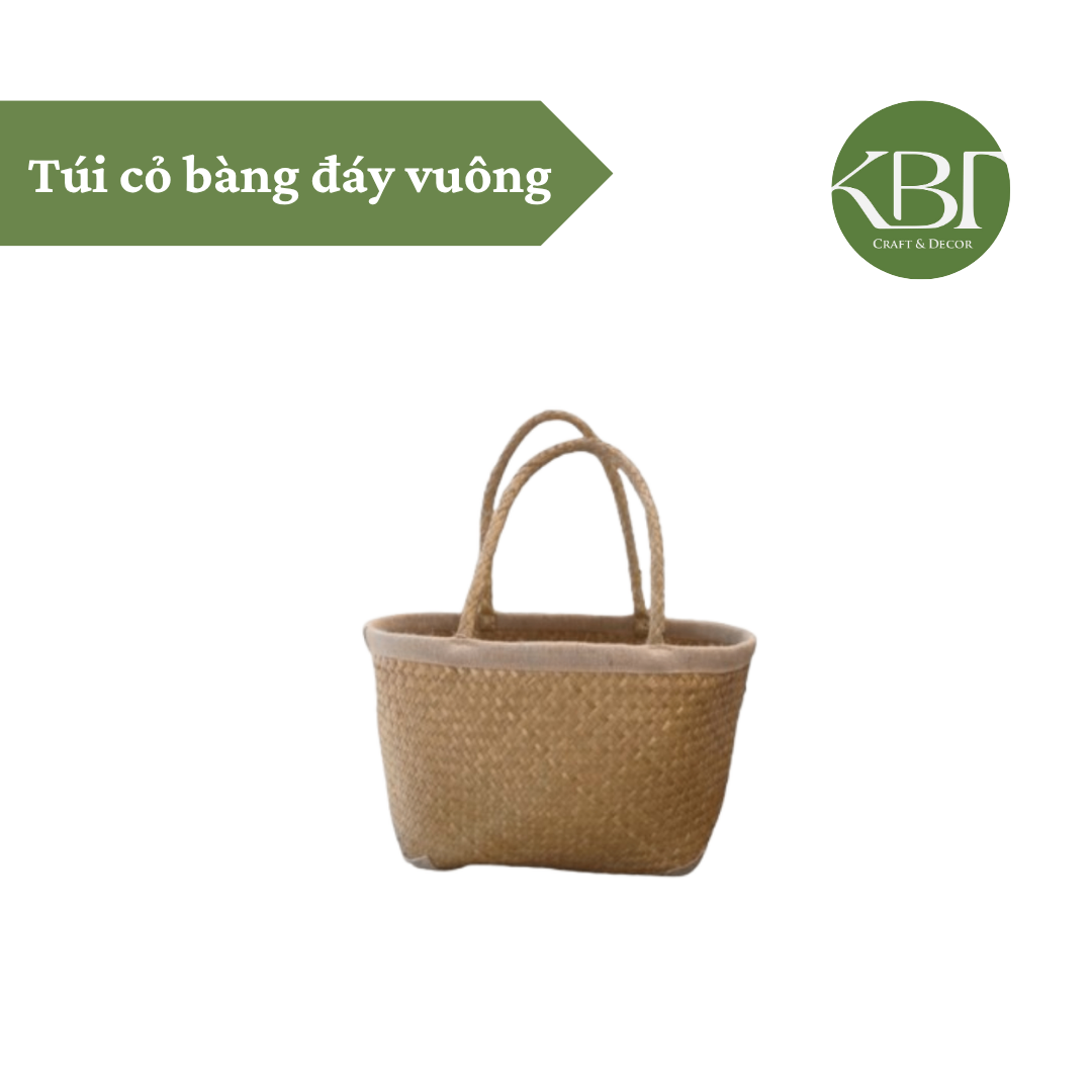 Túi cỏ bàng đáy vuông