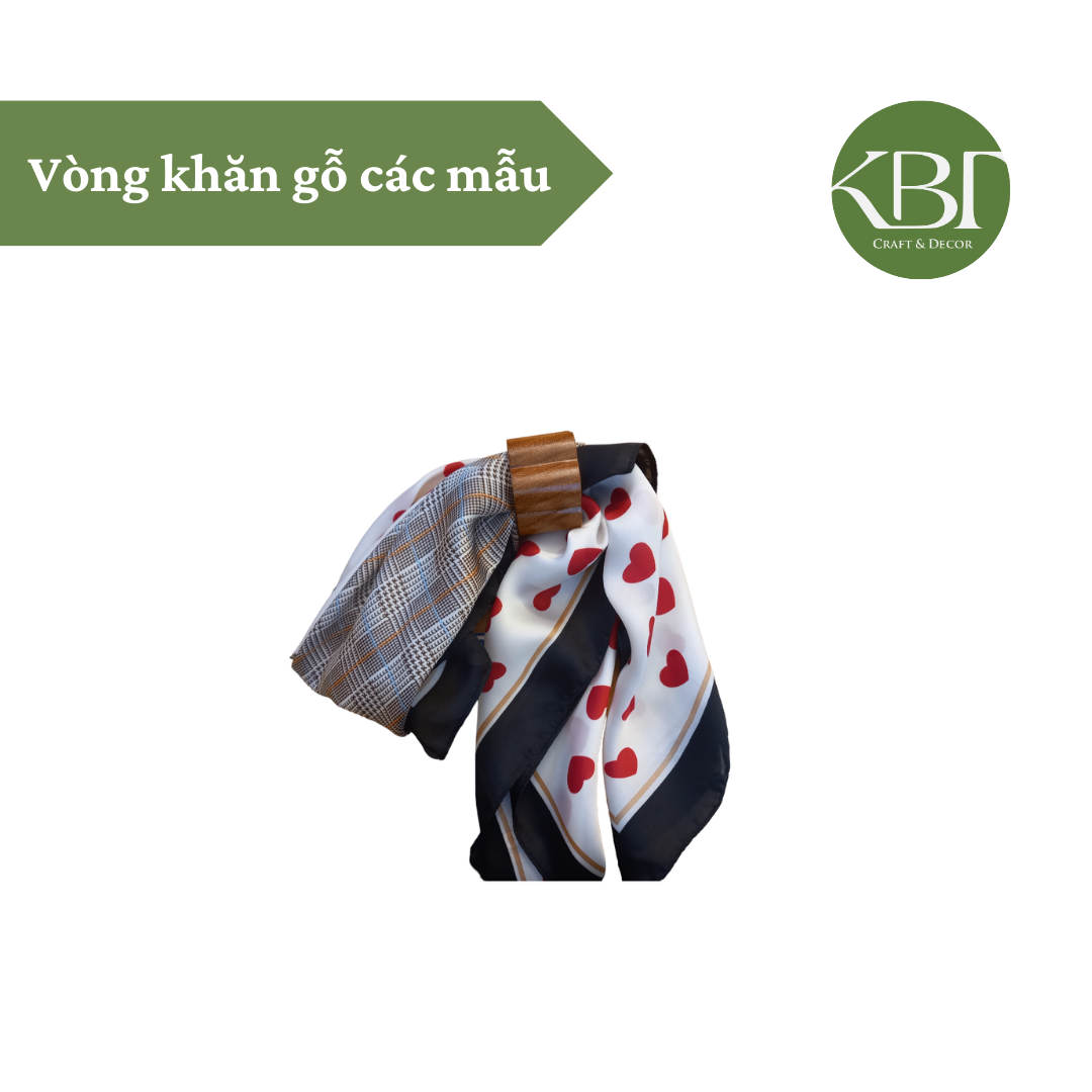 Vòng khăn gỗ các mẫu