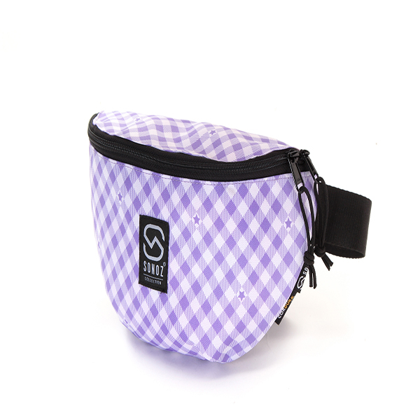 Túi Đeo Ngực SONOZ LE BOOM WAIST BAG VIOETCARREAU0718 / Tím caro