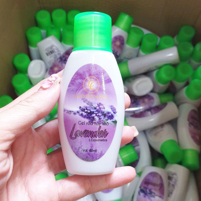 Gel rửa tay khô Lavender LCcosmetics 60ml