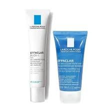 Set Kem Giảm Mụn La Roche Posay Effaclar Duo+ 40ml + sữa rửa mặt laro posay 50ml