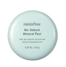 Phấn nén kiềm dầu No Sebum Innisfree - Mineral