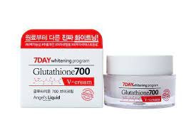 Kem trắng da 7day whitening program Glutathione 700 V- cream